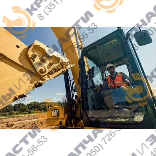 Стекло лобовое верхнее CAT 320, 320GC, 323, 323GC, 336, 336GC Caterpillar