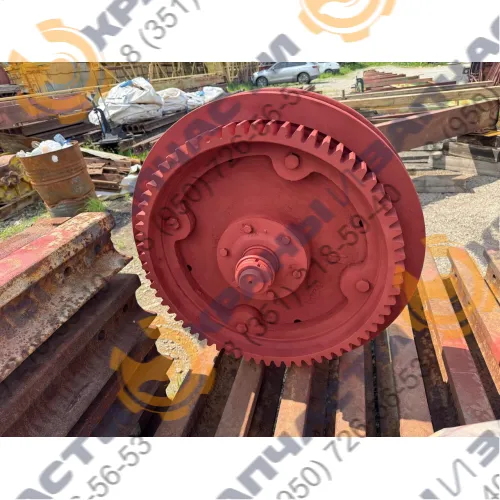 Колесо ходовое 24-1401 d=800 мм козлового крана КК 20-32 с венцом z-70 m-10