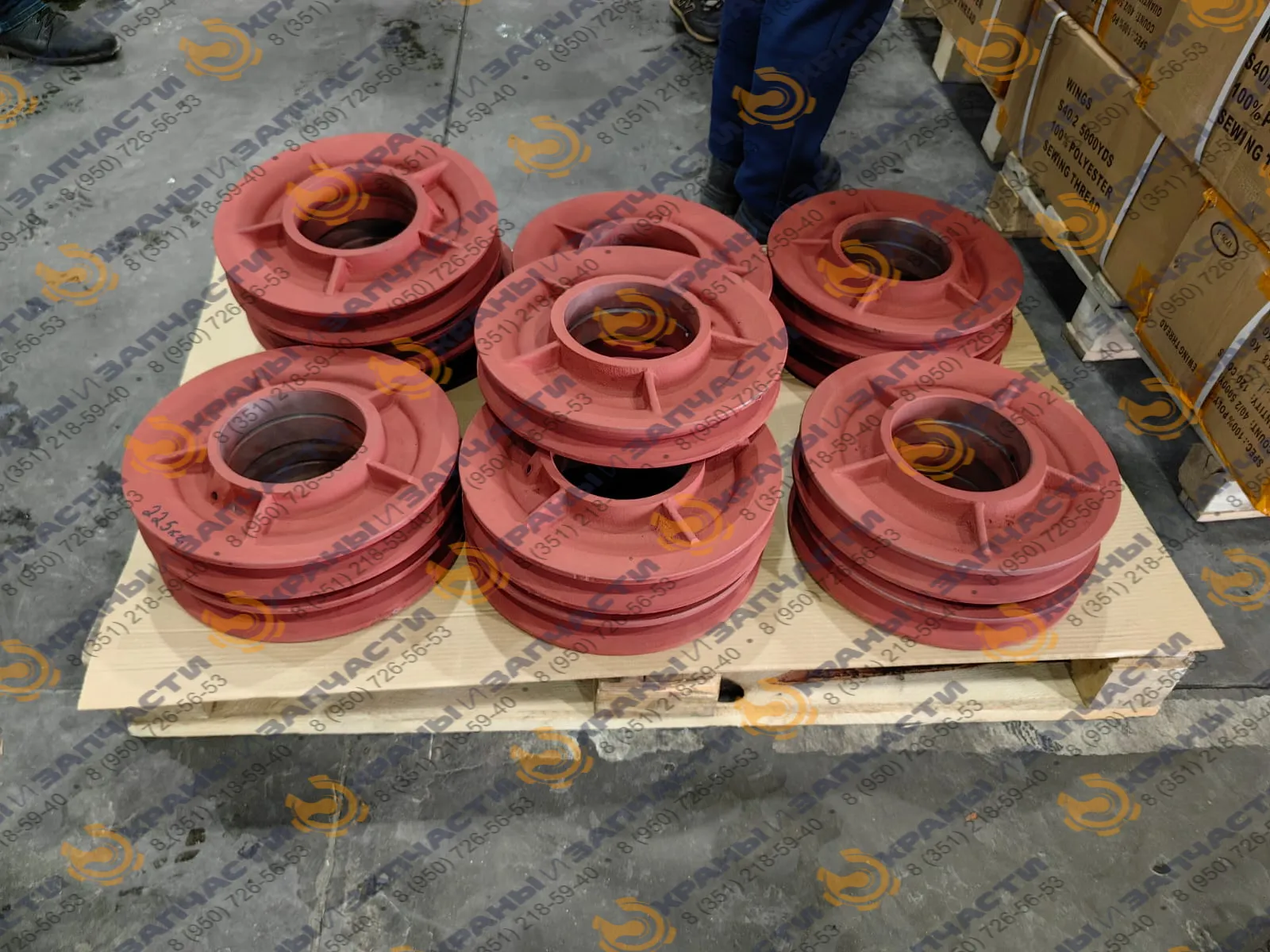 Блок d=440 КС 10.05.004 механизма подъема груза козлового крана ККС-10, КК12,5