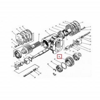 Коробка отбора мощности (КС-3575.14.100-1, КС-3575А.14.100)