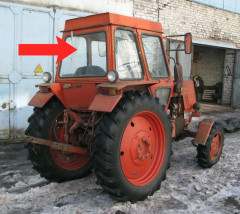 Стекло заднее с отверстиями 1098х702 трактора ЛТЗ-60 заказать по оптовой цене с доставкой по всей России и СНГ