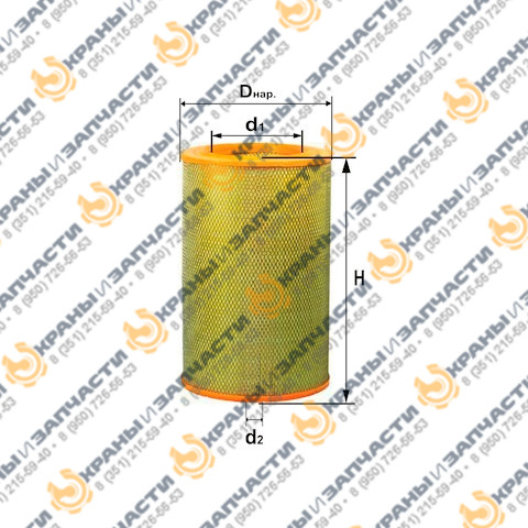 Фильтр воздушный DIFA 4311 заказать по оптовой цене с доставкой по всей России и СНГ