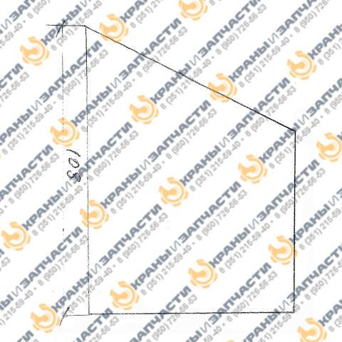 Стекло боковое Д33 170.500.008 (801x77) для железнодорожных кранов КДЭ-163, КДЭ-253, КЖДЭ-16, КЖДЭ-25, КЖ-461, КЖ-561, КЖ-661, КЖС-16, КЖ-462, КЖ-562, КЖ-662 заказать по оптовой цене с доставкой по всей России и СНГ