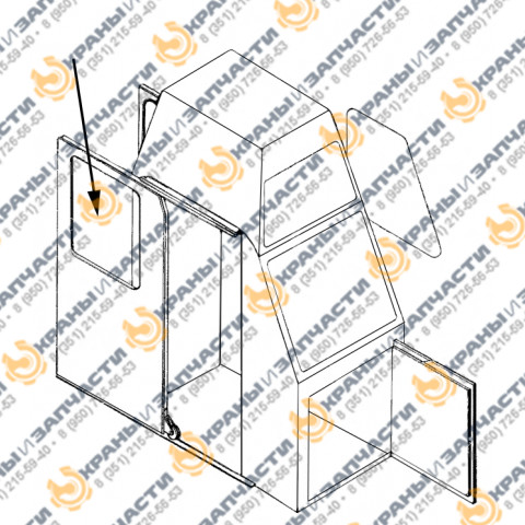 Стекло боковой двери 17-22030-50 кабины машиниста 23-17000А железнодорожного крана КДЭ-163, КДЭ-253, КЖДЭ-16, КЖДЭ-25, КЖ-461, КЖ-561, КЖ-661, КЖС-16, КЖ-462, КЖ-562, КЖ-662 заказать по оптовой цене с доставкой по всей России и СНГ