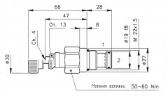 Клапан LPI30 DN 31.011.101 максимального давления Flucom  заказать по оптовой цене с доставкой по всей России и СНГ