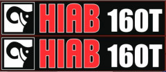 Комплект наклеек для манипулятора Hiab 160Т заказать по оптовой цене с доставкой по всей России и СНГ