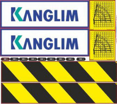 Комплект наклеек для манипулятора Kanglim KS1756 заказать по оптовой цене с доставкой по всей России и СНГ