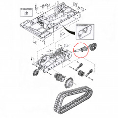 Натяжитель 7180668 гусеничного экскаватора BOBCAT T650 заказать по оптовой цене с доставкой по всей России и СНГ