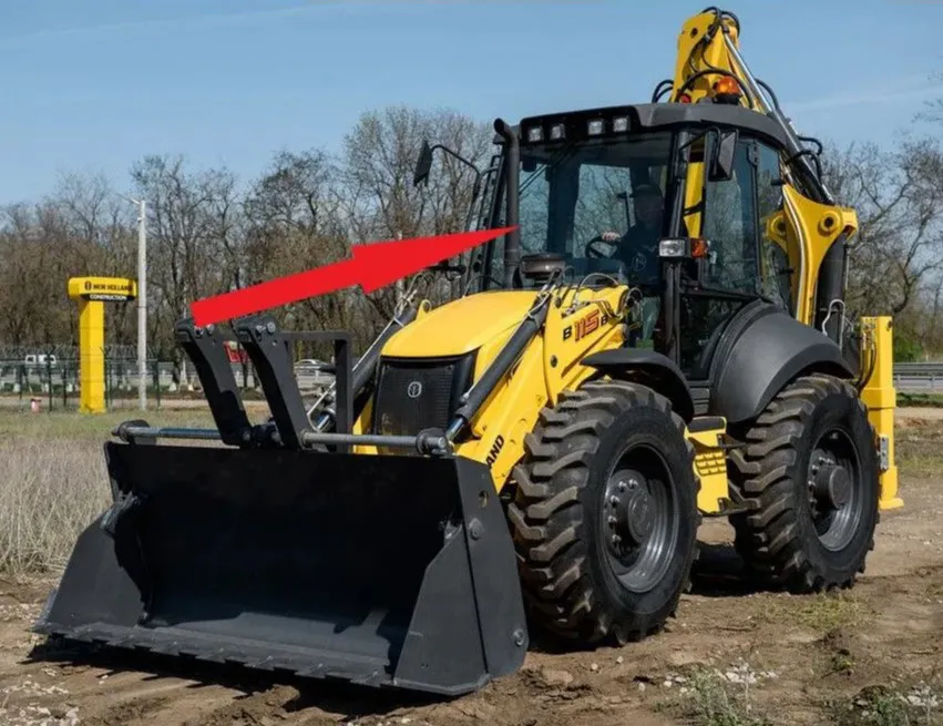 Стекло лобовое верхнее (триплекс) 84598730 для экскаватора-погрузчика Case 570ST