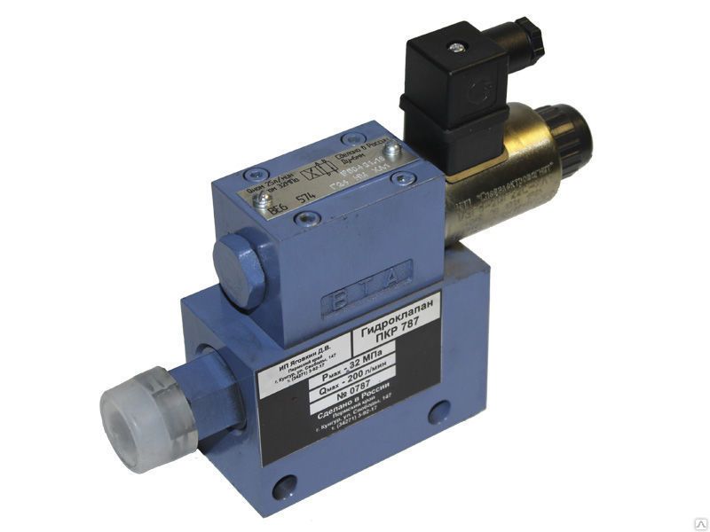 Гидроклапан предохранительный с разгрузкой ПКР-787 автокрана Ивановец