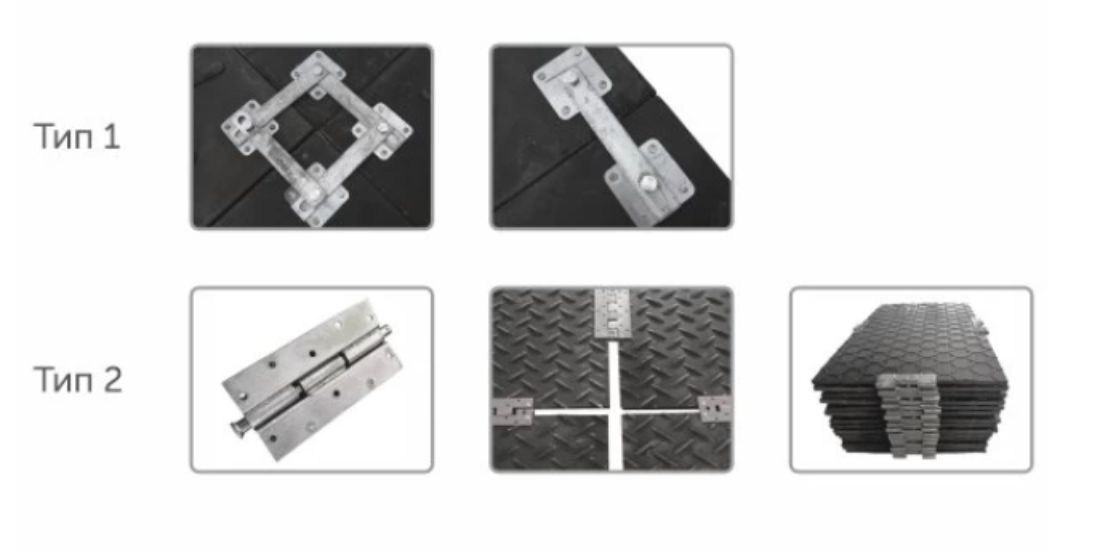 Типы соединений дорожных настилов