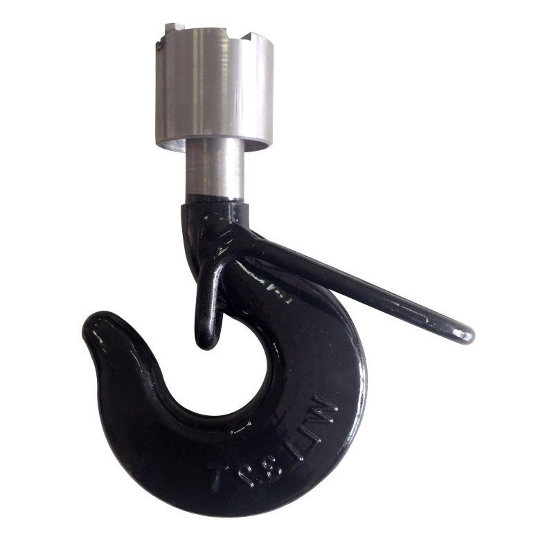 Крюк 17А крановый грузовой в сборе с замком и гайкой