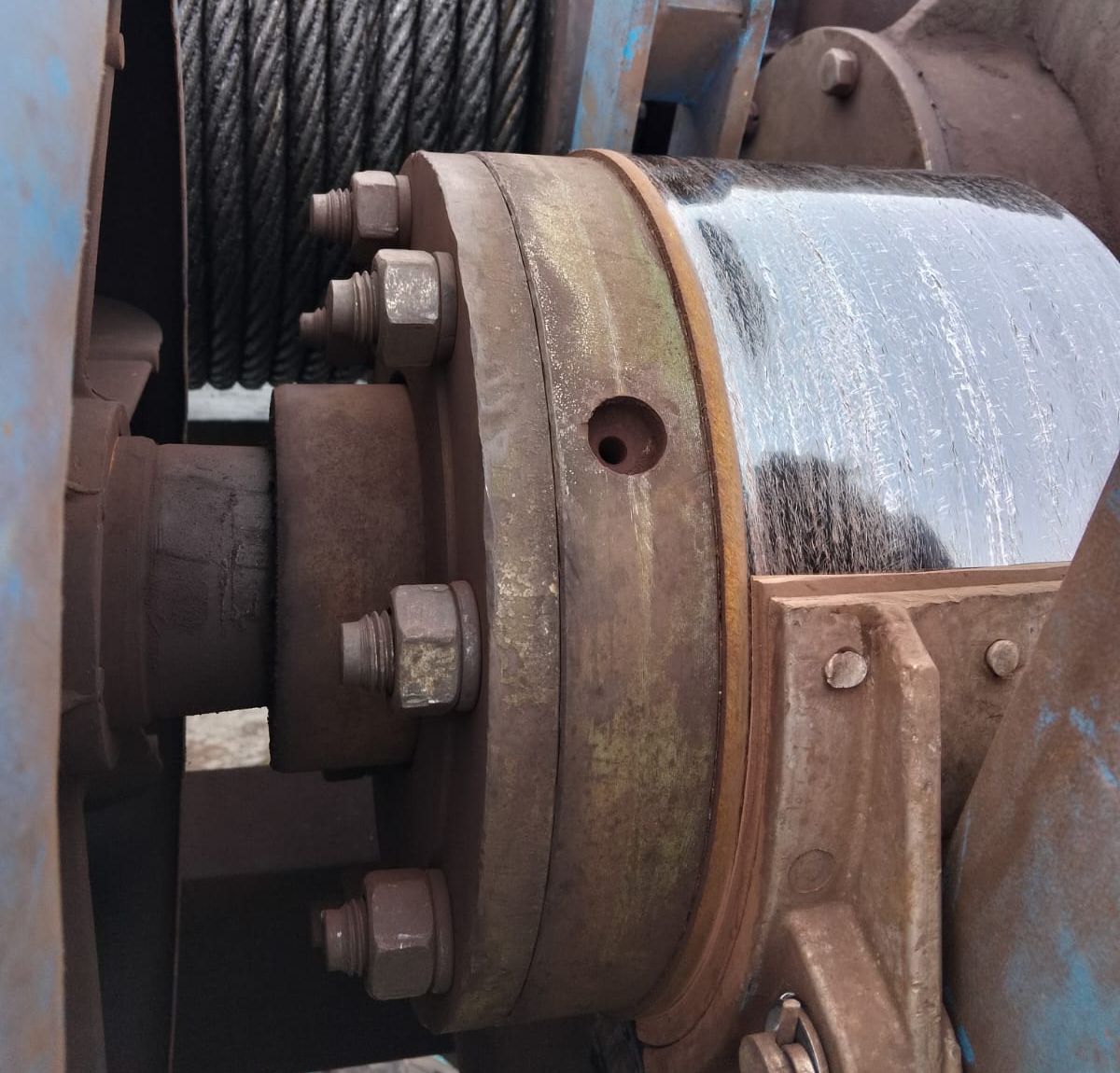 Полумуфта тормозная 10-425.03.00.001 козлового крана КСК 32-42, КС 50-42В