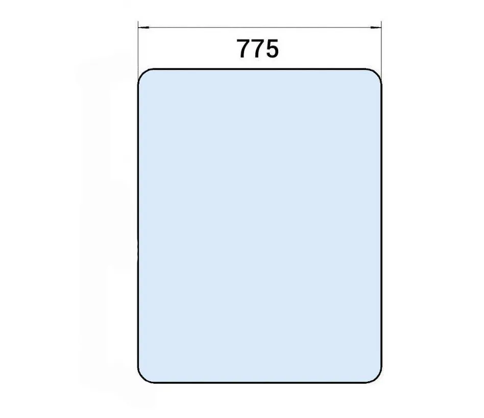 Стекло лобовое (1000х775) К7820.00.001 для автокранов Углич (Угличмаш)
