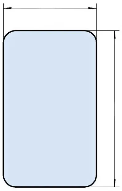 Стекло бортовое левое 533А-81-109/1-1СБ для погрузчиков МКСМ 800-А (в сборе) 1055х825