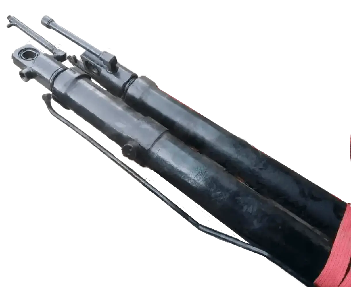 Гидроцилиндр выдвижения стрелы ELS-80.100.6000 (80x100x6000) автокрана Челябинец КС-457121, КС-55730