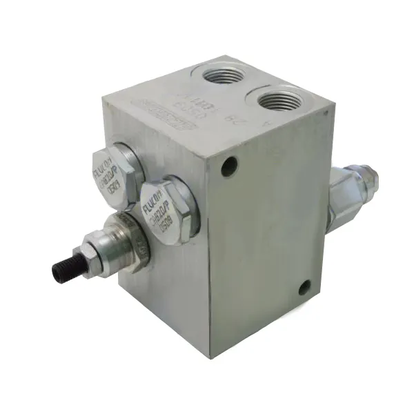 Блок клапанов (выравнивания) 28.011.144 FLUCOM для пожарной автолестницы АЛ-30, АЛ-50 и пожарного автомобильного коленчатого подъемника АКП-32, АКП-50 (Пожтехника)