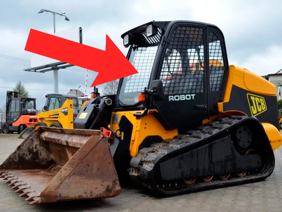 Стекло лобовое (закаленное) для мини-погрузчика JCB 1110Т, Robot 160, 180, 190, 220