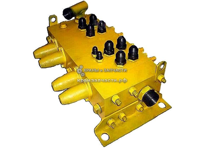 Гидрораспределитель У063.00.000-3  основных операций (верхний) для автокранов Ивановец КС-3577, КС-3574, КС-35714, КС-35715, КС-45717