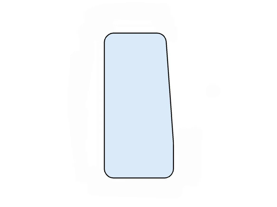 Стекло боковое малое У.7810.5.046 (830х395) для автокрана Челябинец КС-45721, КС-55730