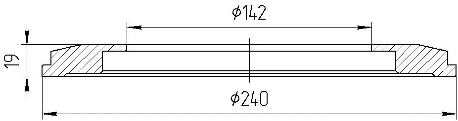 Крышка 25.03.00.012 для гусеничного крана ДЭК-251