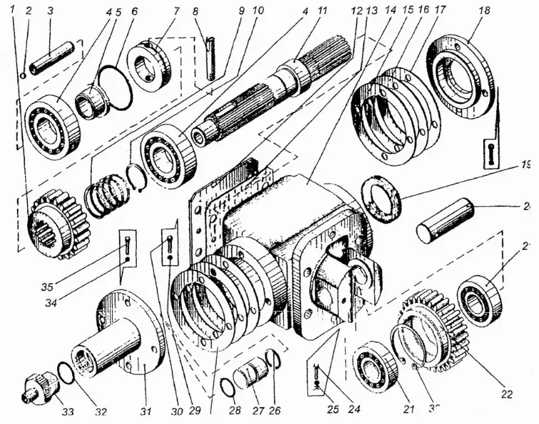 Коробка отбора мощности КС-3577-2.14.100-1