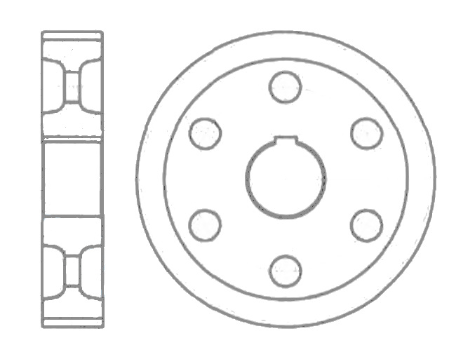 Колесо зубчатое (тележка приводная) КК-16/20.17.01.002   m-8 z-47 для козлового крана КК-16/20 (Бываловский машиностроительный завод)