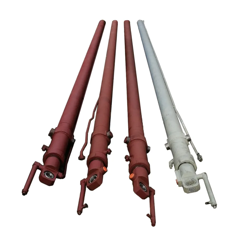 Гидроцилиндр выдвижения средней секции стрелы КС-55715.63.800-3-01/-1-01 автокрана Челябинец КС-45721, Галичанин КС-4572А, КС-45719, КС-55713, КС-55715, КС-55721, КС-55729