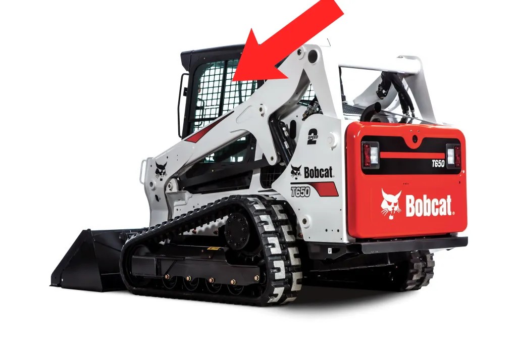 Стекло боковое верхнее левое / правое неподвижное (закаленное) 7266739 для мини-погрузчика Bobcat T650, T650H, T770