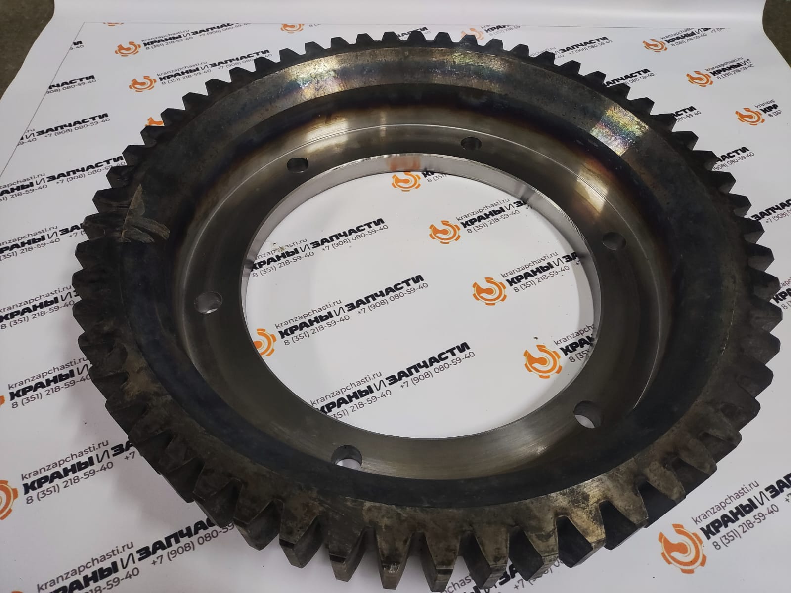 Венец зубчатый m 10 z 58 КК20-32А1.05.033 ходовой тележки козлового крана КК 20-32