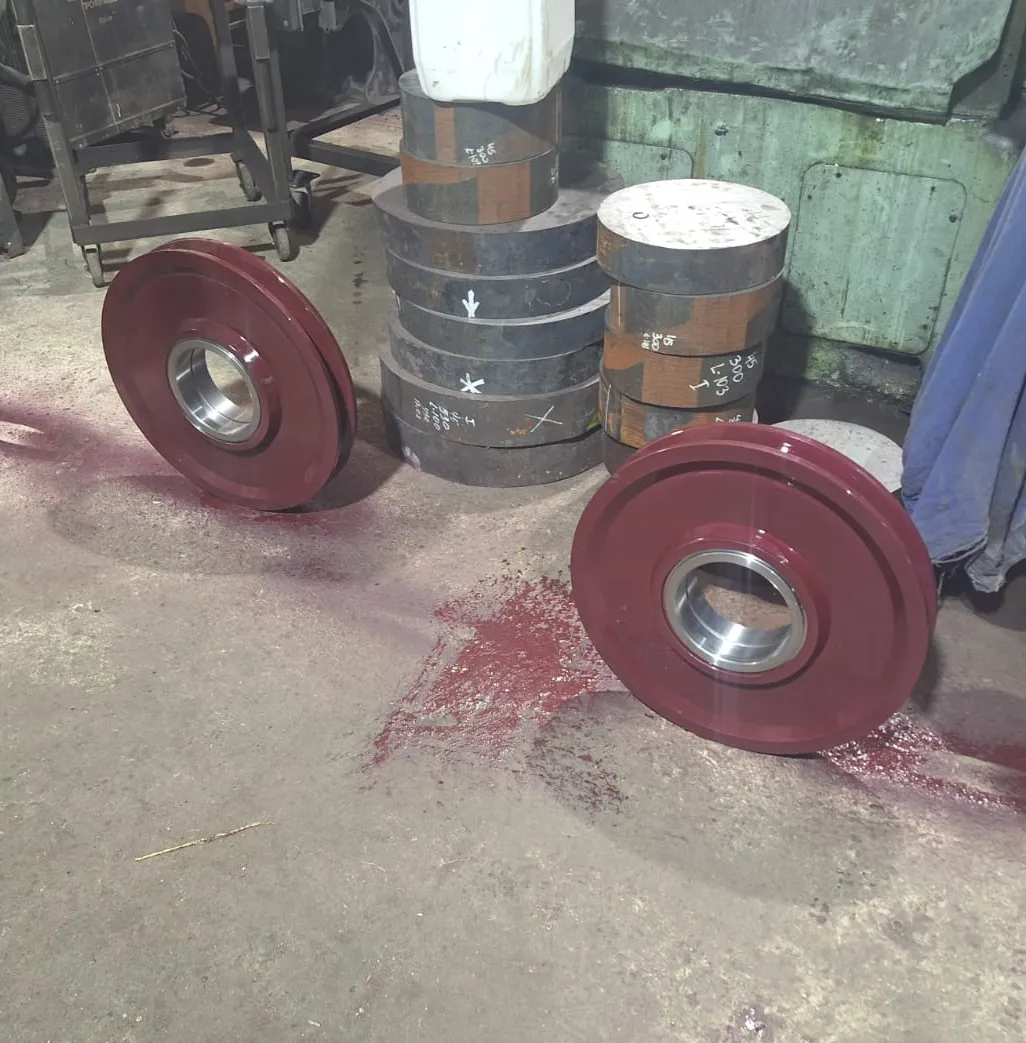 Блок канатный d=520 чугун козлового крана КСК 32-42, КС 50-42В