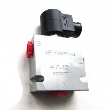 Гидроклапан SV 08-2B-N-24DG с корпусом 7028720 HYDRAFORCE с электромагнитным управлением автокрана Галичанин и Клинцы КС-35719, КС-45719, КС-55713, КС-55715, КС-55729, КС-66721