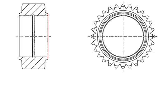 Шестерня привода КС-12.5.17.02.006А козлового крана КК-16/20 Ремстройдормаш
