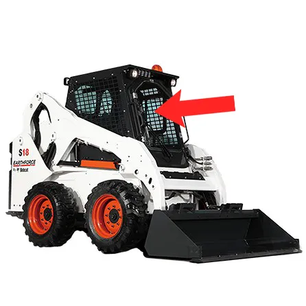 Стекло лобовое ( триплекс ) для мини-погрузчика Bobcat Earthforce S18, S16