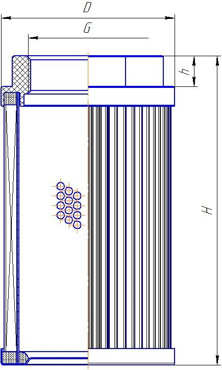Фильтр масляный Sofima MSZ2020MCVB10 - чертеж 1