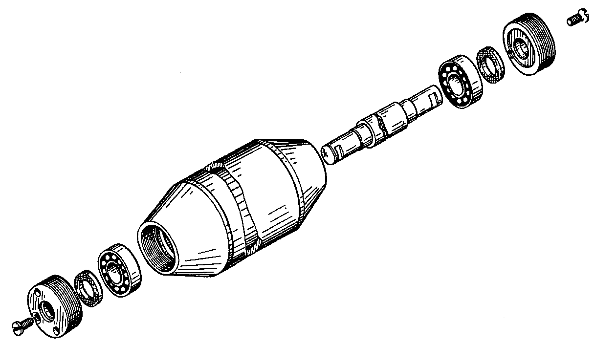 Ролик прижимной 23-06071 железнодорожного крана КДЭ-163, КДЭ-253, КЖДЭ-16, КЖДЭ-25, КЖ-461, КЖ-561, КЖ-661, КЖС-16, КЖ-462, КЖ-562, КЖ-662