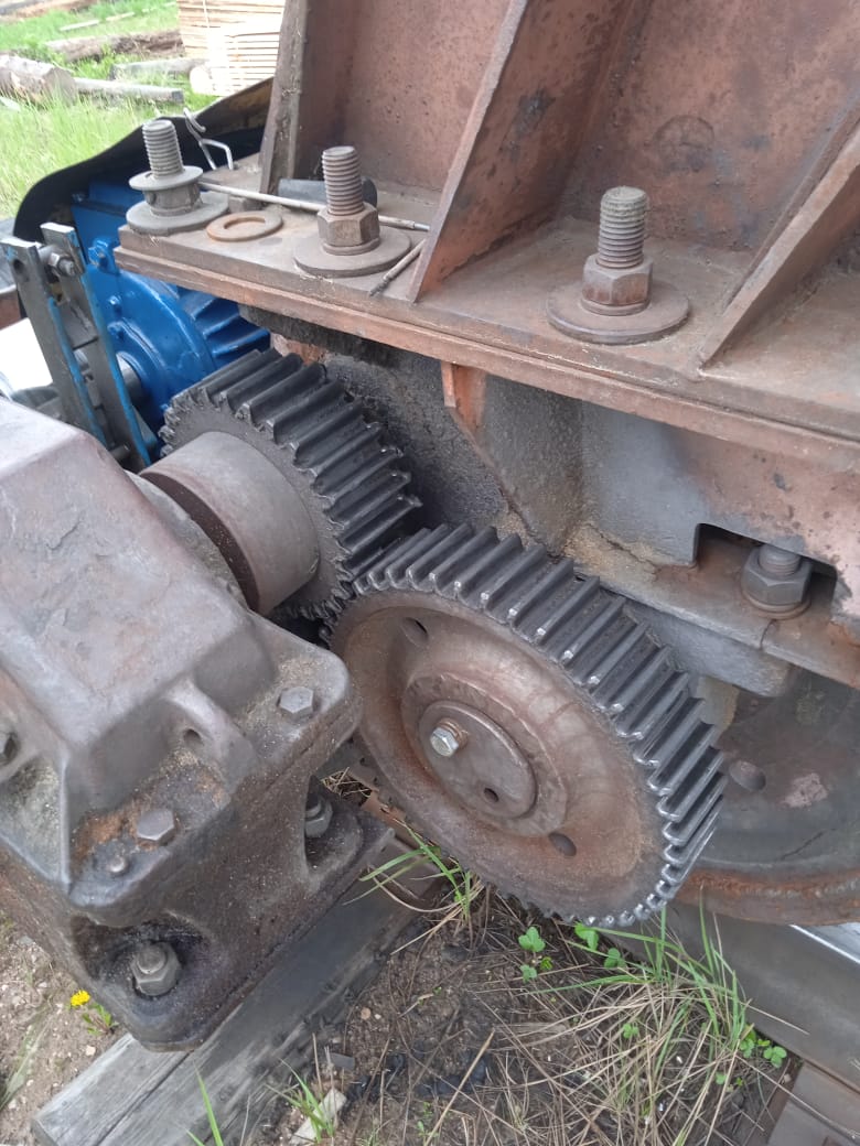 Колесо зубчатое КК-16/20.17.01.002 (тележка приводная) для козлового крана КК-16/20 (производство Бываловский машиностроительный завод (Ремсельмаш), г. Вологда) Ремстройдормаш