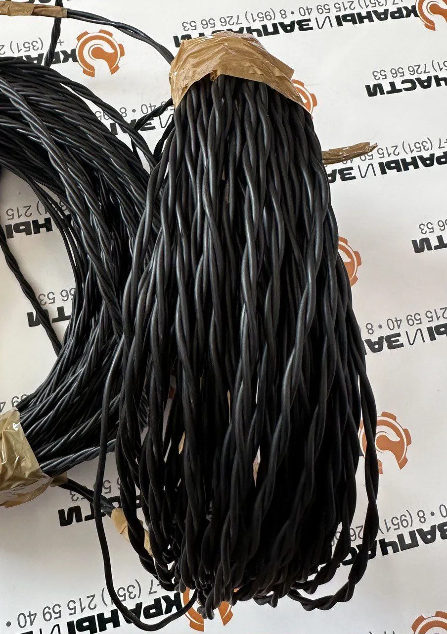 Провод полевой 2-х жильный ГСП 2х0,5 для датчиков перемещения, вылета ДВ, длины стрелы ДДС, приборов безопасности ОНК-140, ОГМ240, ОНК-160