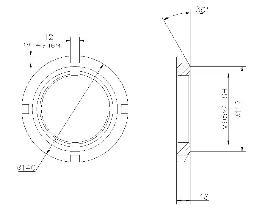 М95х2-6Н.06.019 ГОСТ 11871-88