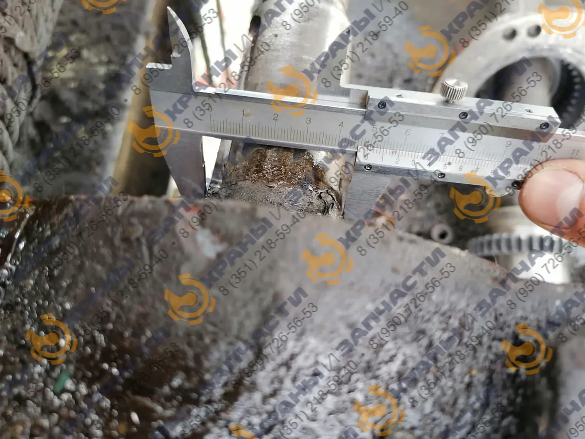 Измерение диаметра фланца