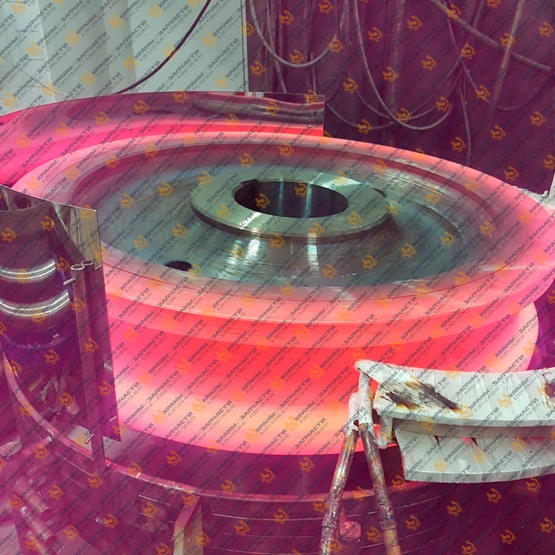 Термообработка кранового колеса