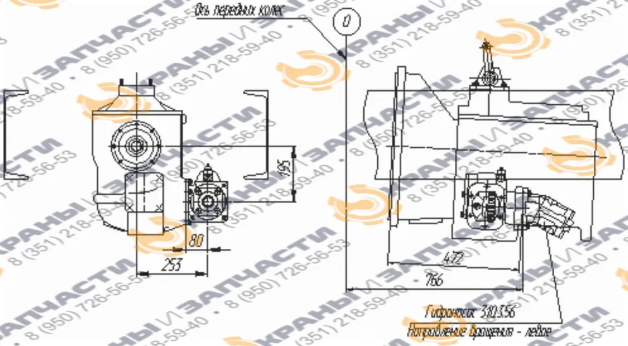 Коробка отбора мощности МП58-4202010-15