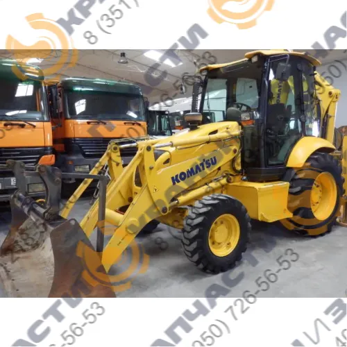 Стекло лобовое верхнее (триплекс) для экскаватора-погрузчика Komatsu WB93R-5, WB93R-5E0, WB97R-5 2015