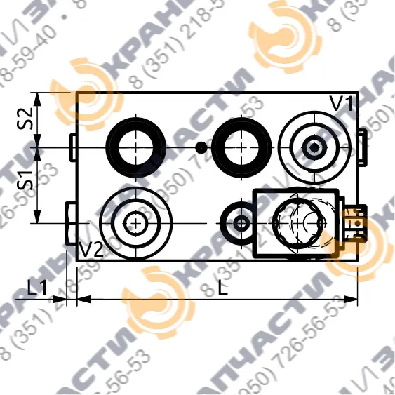 Клапан EV-4600 B070360.01.00 - чертеж 2