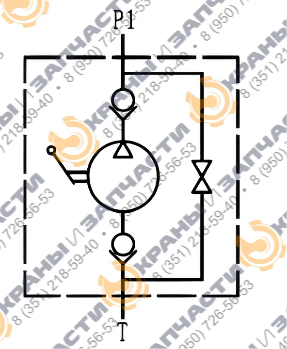 Насос ручной YPM-50S - чертеж 1