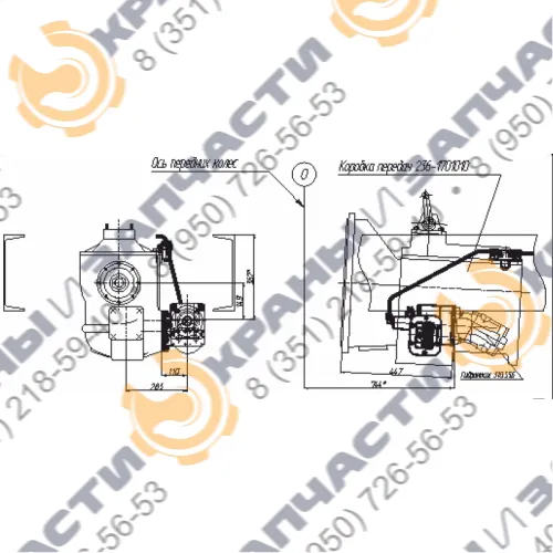 Коробка отбора мощности МП58-4202010-10