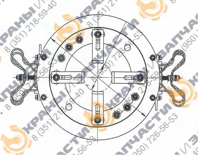 Токоприемник кольцевой К-3212 - чертеж 2