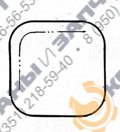 Стекло трёхслойное Б-5Н (399х399)