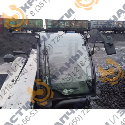 Стекло лобовое (закаленное) 827/80225P для погрузчика телескопического JCB Loadall 540-140, Loadall 540-170, Jсb531-75