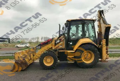 Стекло лобовое верхнее Caterpillar 428f2, 432f2, 434f2, 444f2 2017
